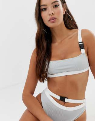 Frankies Bikinis Kiki Slip Bikini Con Fibbie Asos