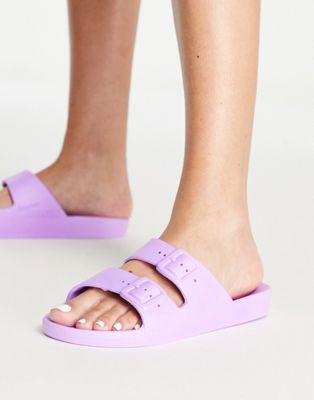scented sandals in violet