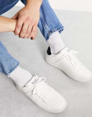minimal trainers in white/black