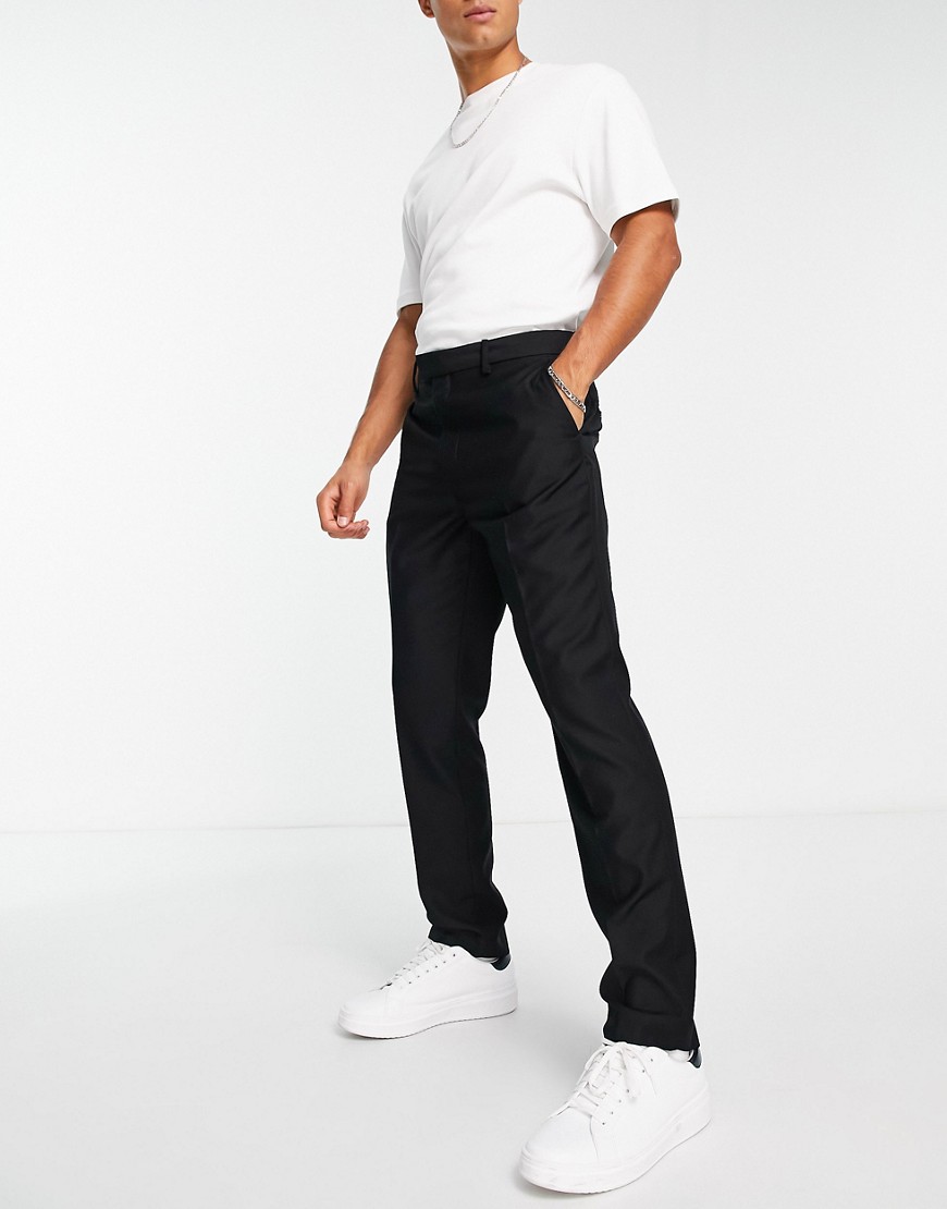 French Connection wedding suit trousers in black