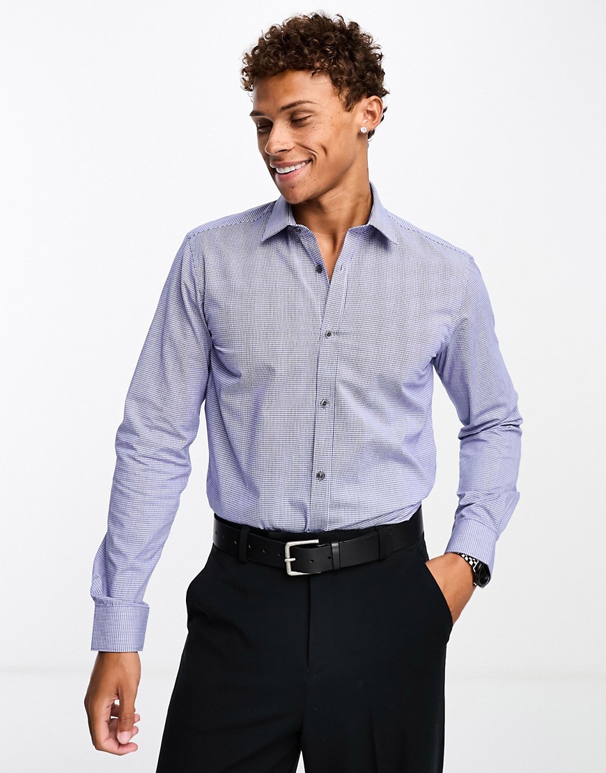 French Connection YD check smart shirt in blue