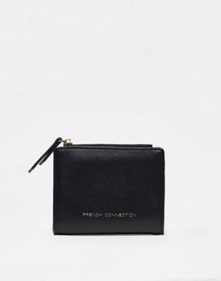 French Connection zip card holder in black - Click1Get2 Black Friday