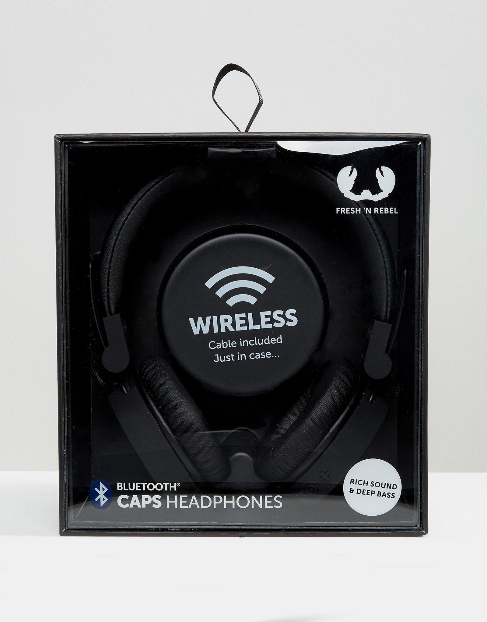 Fresh N Rebel Caps Wireless Headphones In Black