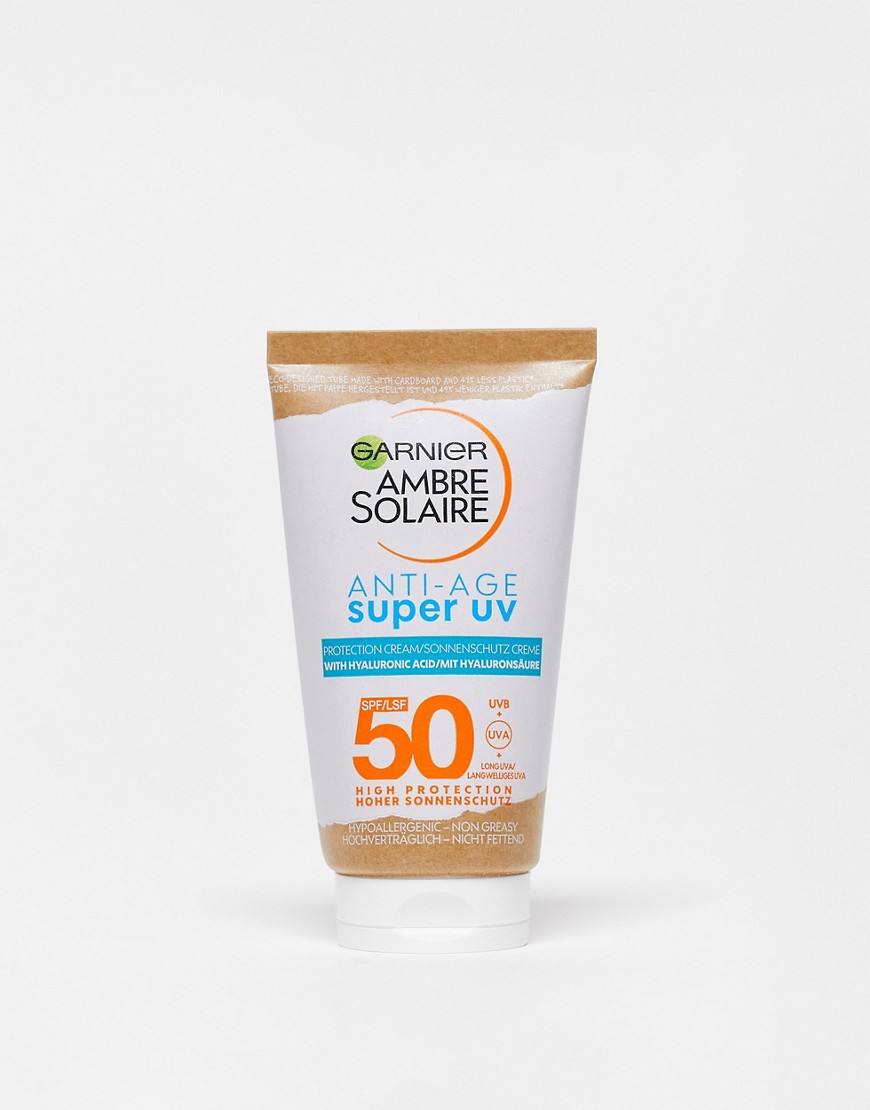 Garnier Ambre Solaire Anti-age Super UV Face Protection Cream SPF50 50ml-No colour