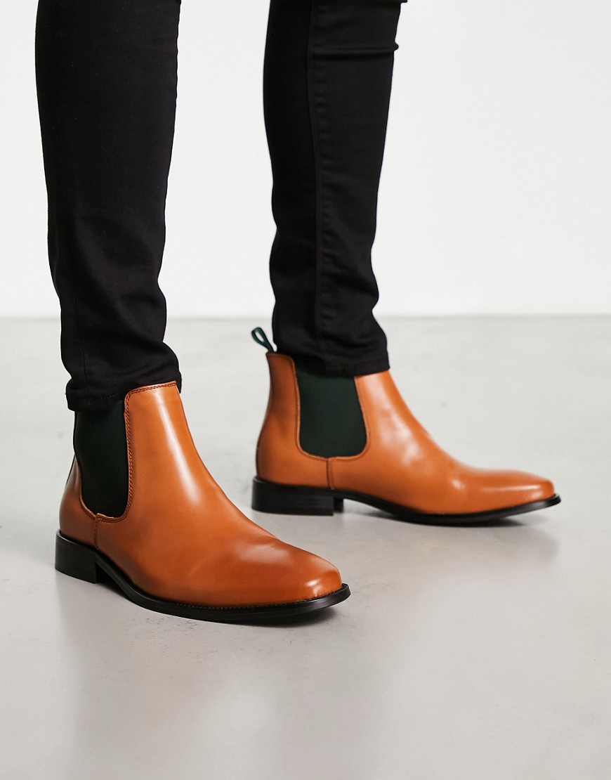Gianni Feraud chelsea boots in brown