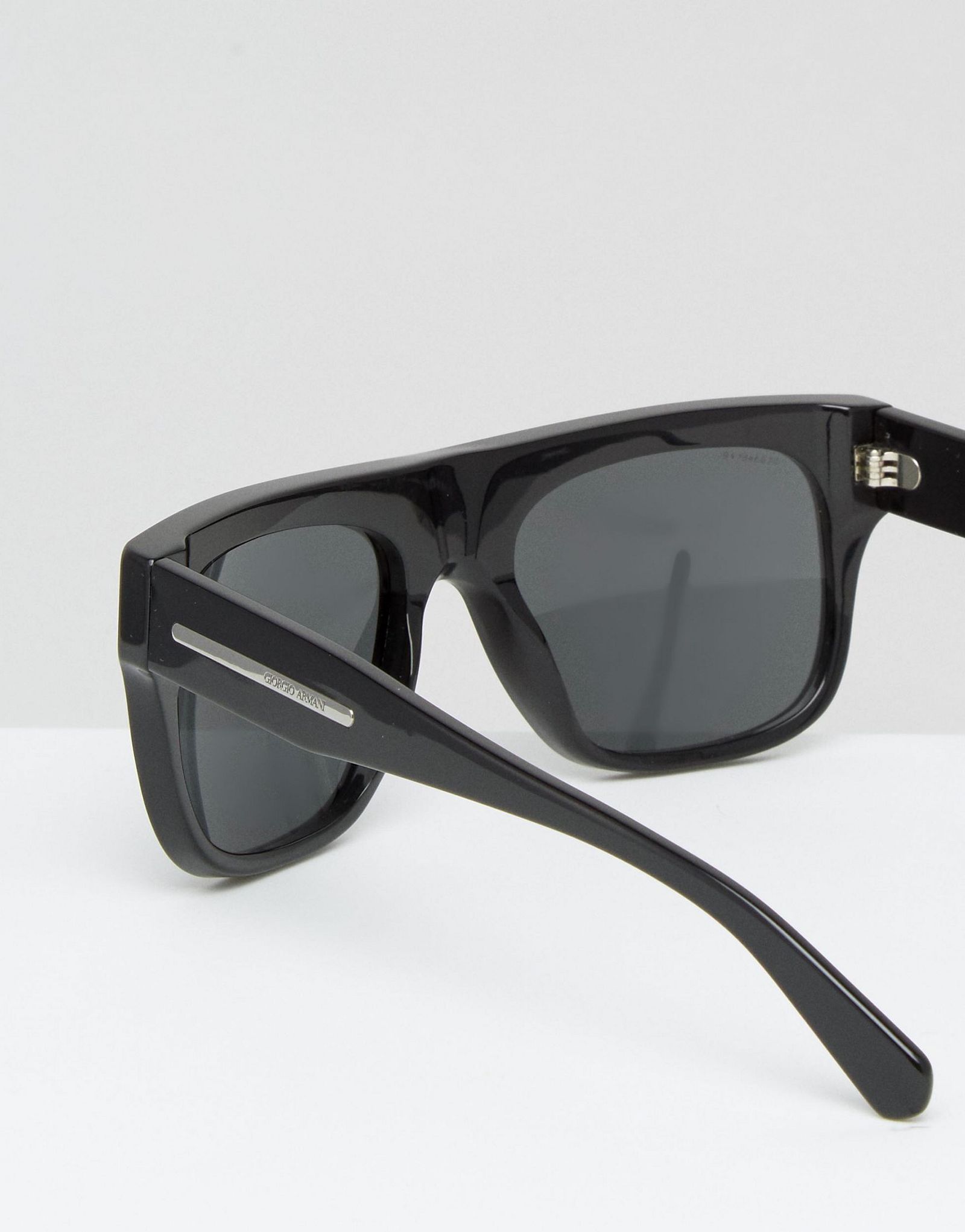 Giorgio Armani Flat Brow Sunglasses Black