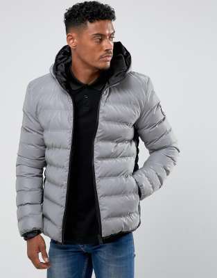 schott nebraska heavy puffer jacket