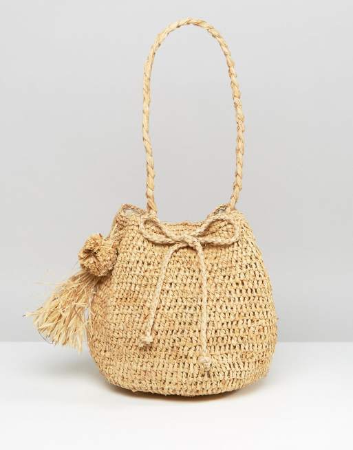 Hat Attack Hat Attack Straw Bucket Bag