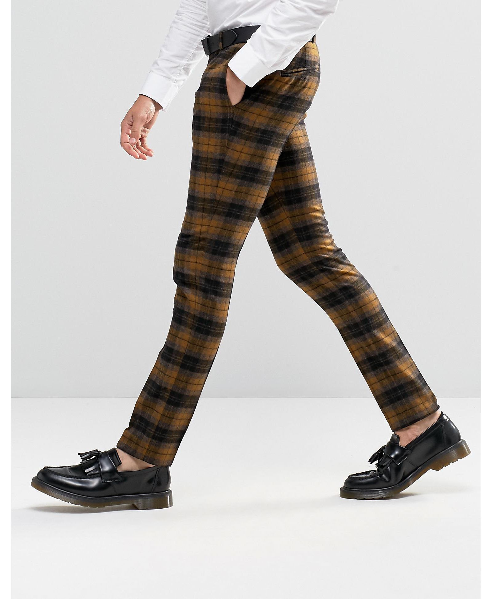 Heart & Dagger Super Skinny Smart Trousers in Oversized Check