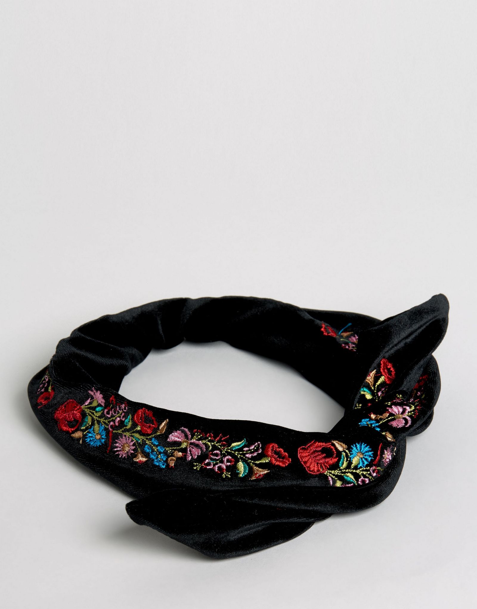 Her Curious Nature Embroidered Headband