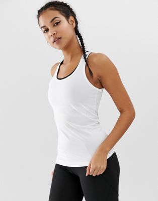 HIIT taped tank in white - Click1Get2 Black Friday