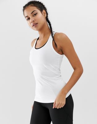 HIIT taped tank in white - Click1Get2 Sale Trends
