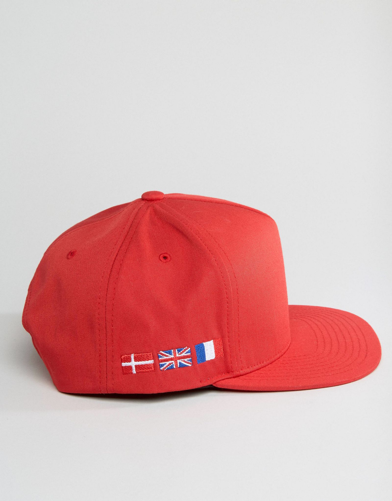 HUF x Thrasher Snapback Cap with Embroidered Side Art