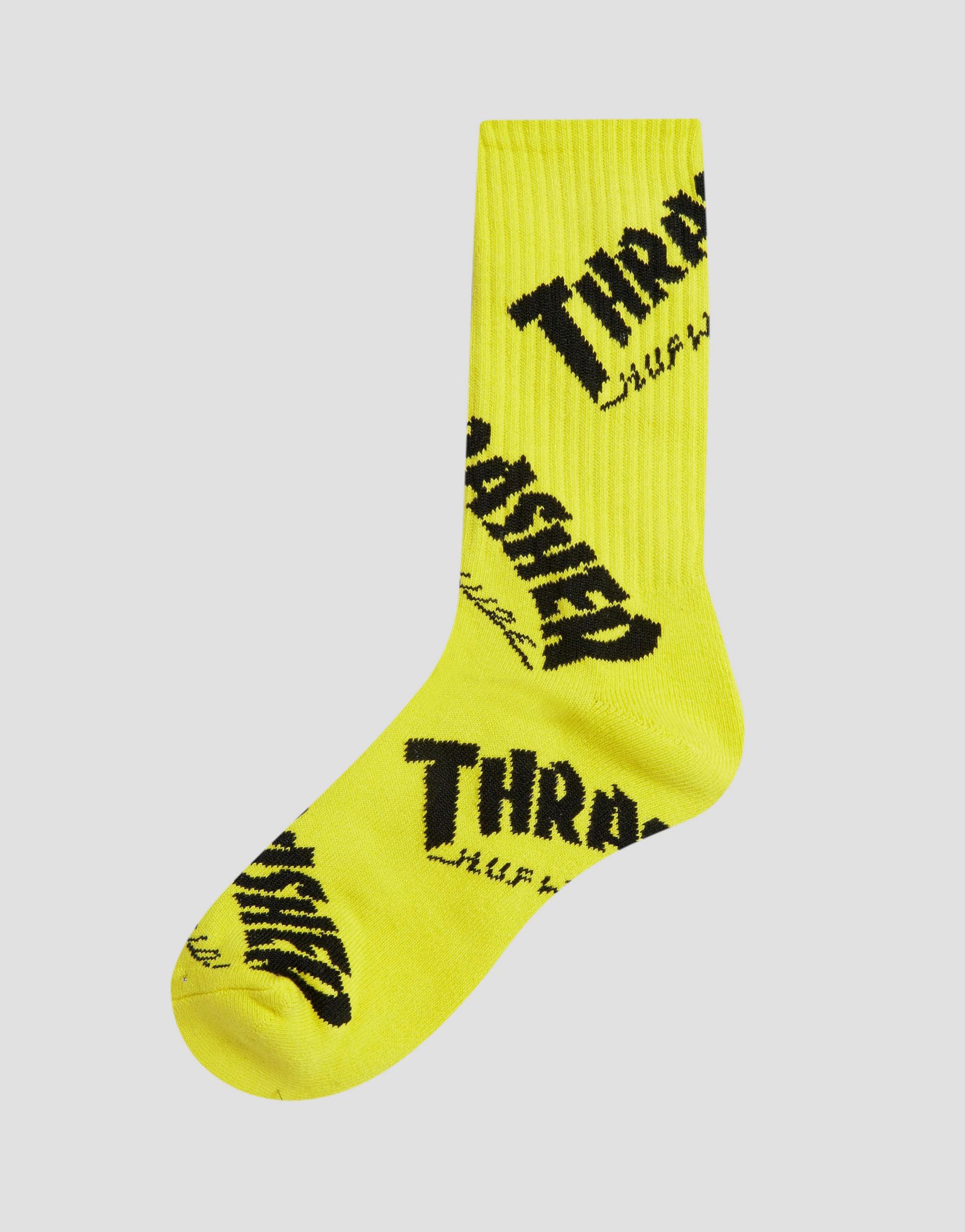 HUF x Thrasher Socks All Over Logo