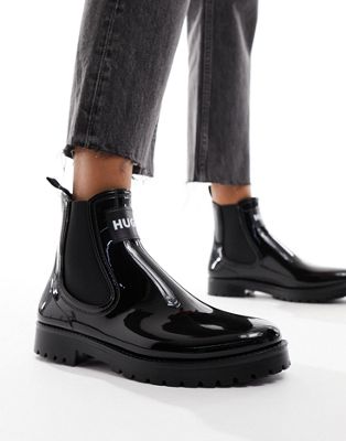HUGO Tabita rain boots in black