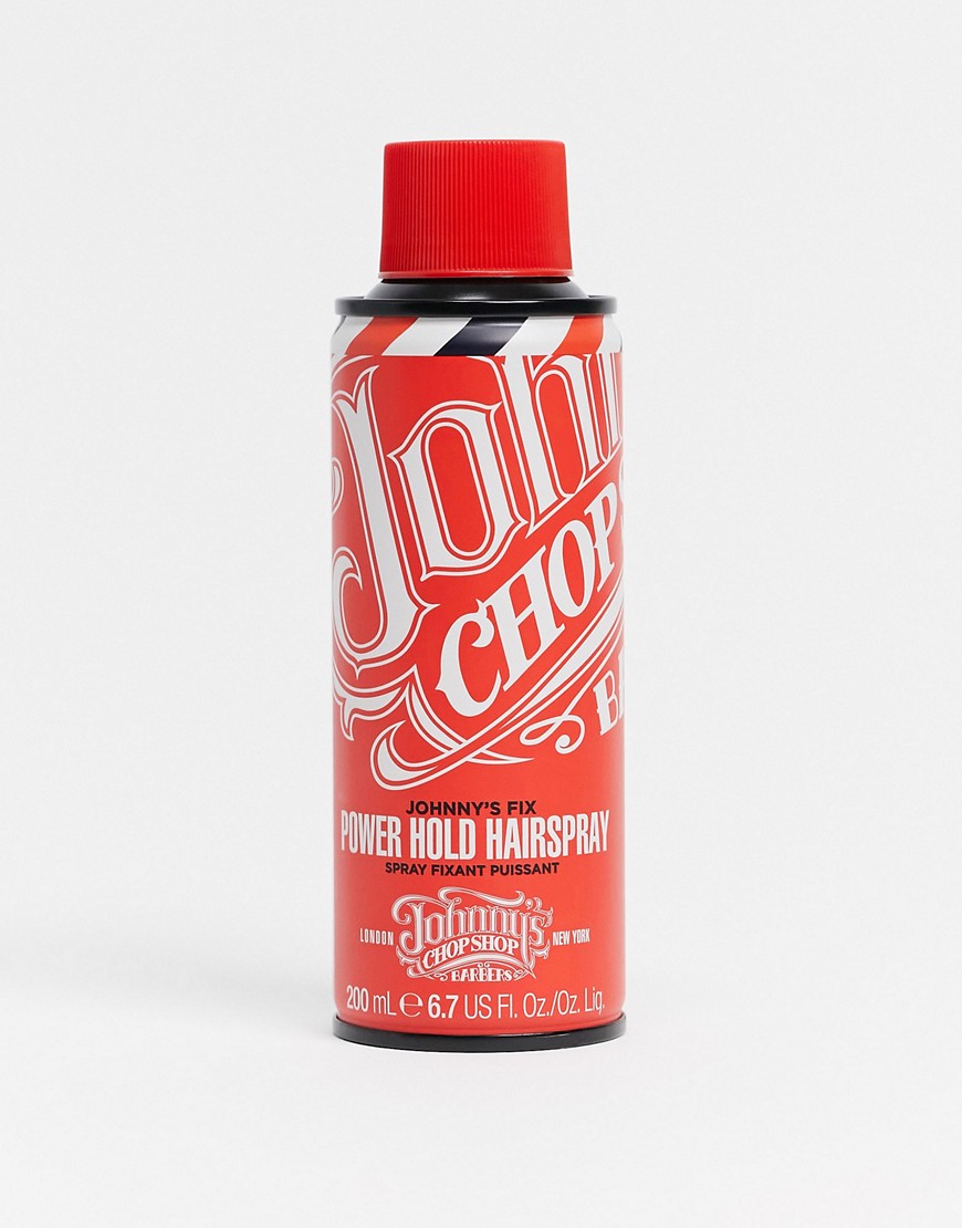 Johnny’s Chop Shop Power Hold Hair Spray 200ml-No colour