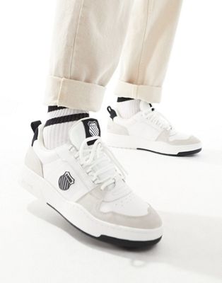 Cannon Shield trainers in white and black