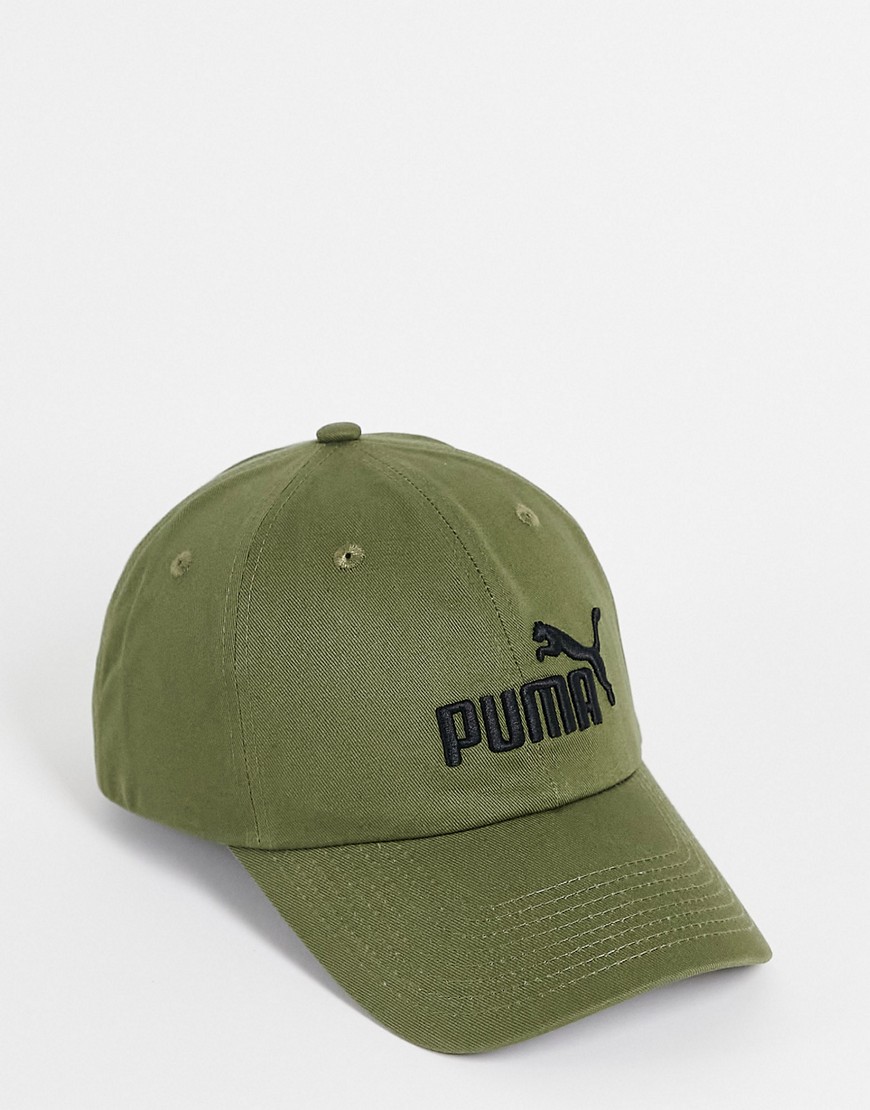 фото Кепка цвета хаки puma essentials-зеленый цвет