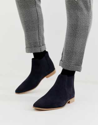 ps paul smith gerald leather chelsea boot in black