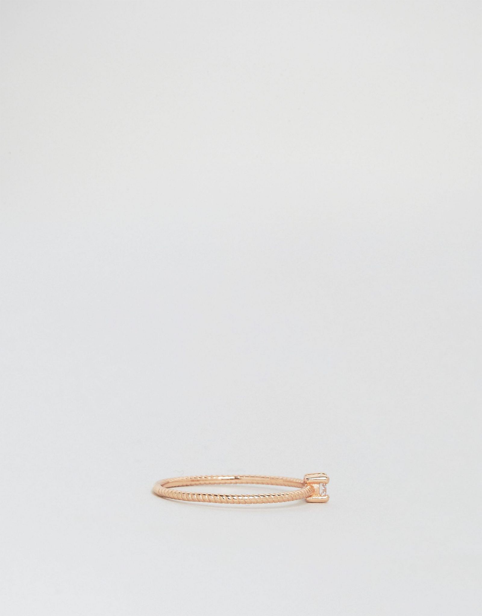 Kingsley Ryan Rose Gold Plated Stone Ring