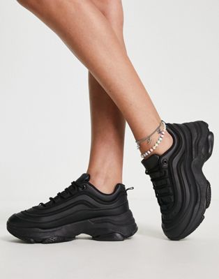 chunky trainers in black