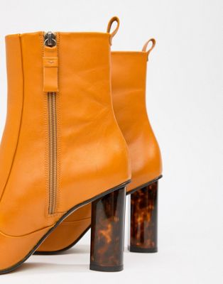 mustard chelsea boots