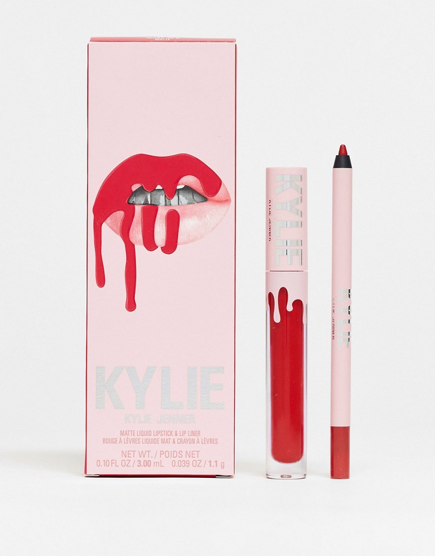 Kylie Cosmetics Matte Lip Kit 402 Mary Jo K-Red