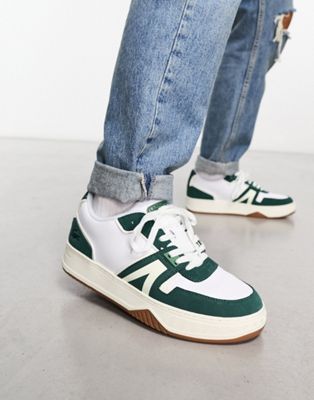 L001 trainers in green white