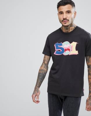 Levi's 501 Graphic T-Shirt in Black