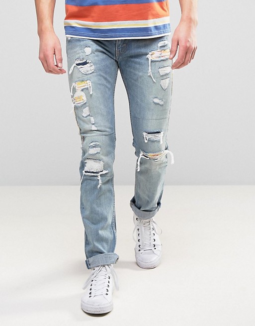Levis | Levis 505C Slim Fit Orange Tab Jeans Harry Wash