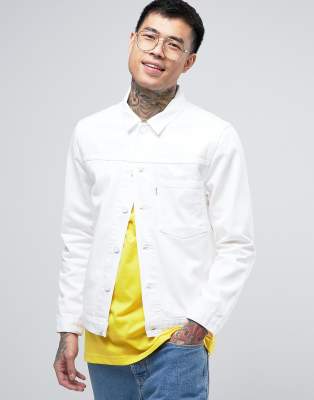 levis jacket white