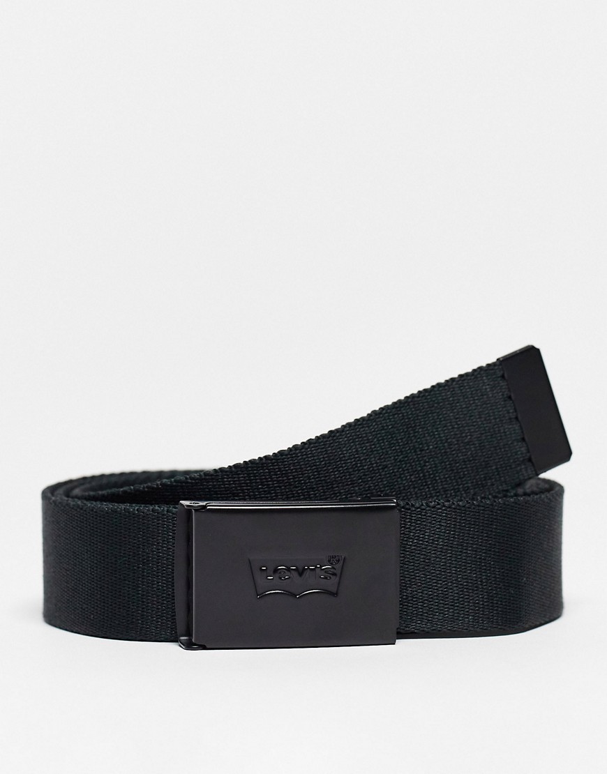 Levi’s tonal batwing web belt in black