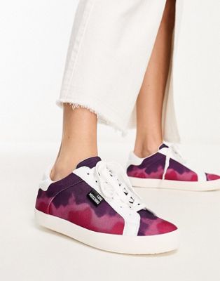 ombre trainers in purple mix