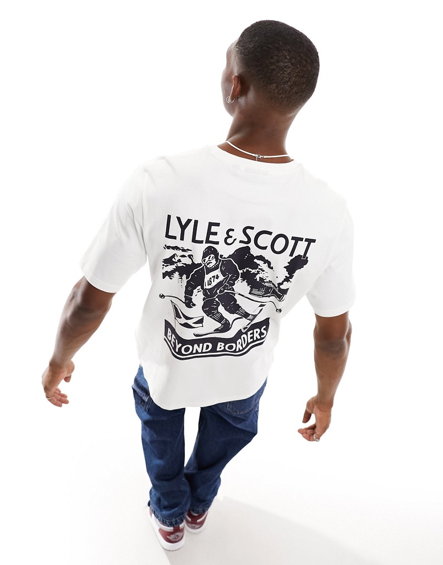 Lyle & Scott Skier Graphic T-Shirt in White