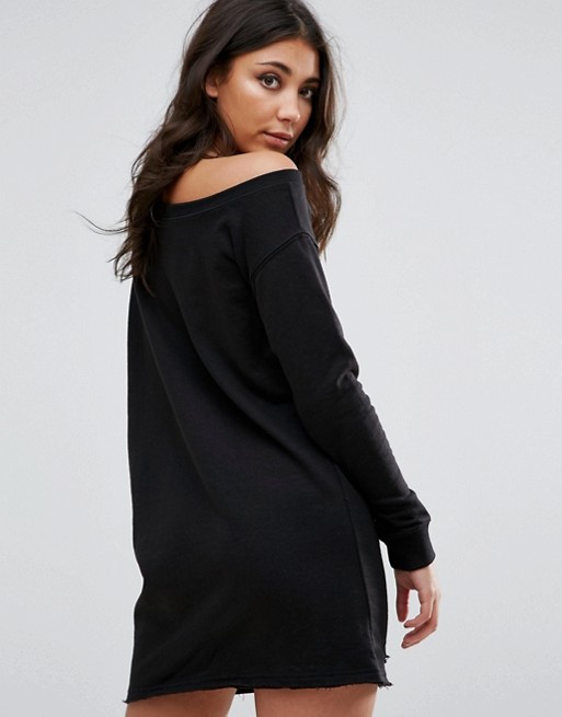Missguided | Missguided Ripped Oversized Sweater Dress