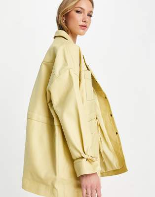 Muubaa Alep drawstring waist leather jacket in butter yellow - Click1Get2 Cyber Monday&set=par&sort_by=highest Discount