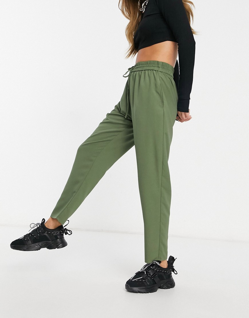 фото Мягкие спортивные брюки цвета хаки asos design-зеленый