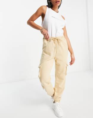NaaNaa utility cargo sweatpants in stone - Click1Get2 Hot Best Offers&secure=symbol&set=par&sort_by=lowest Price