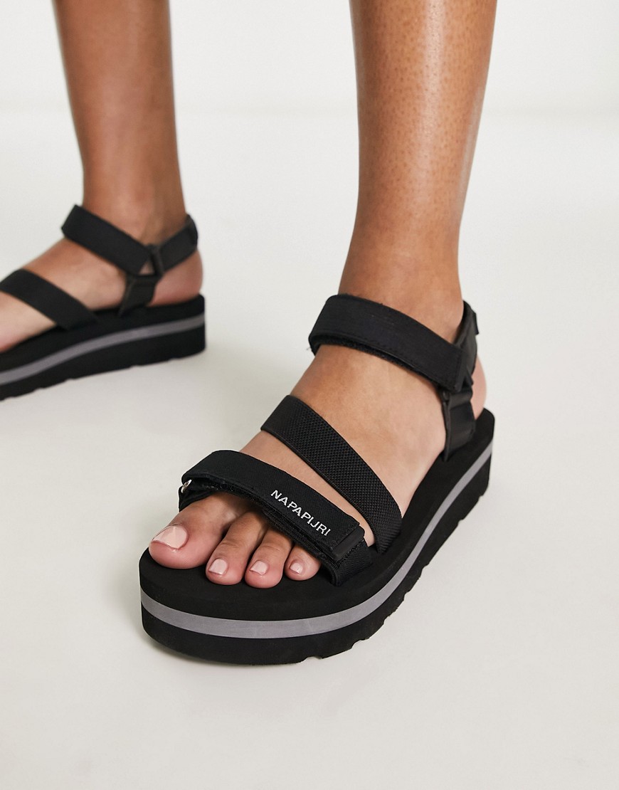Napapirji Dahlia tech sandals in black