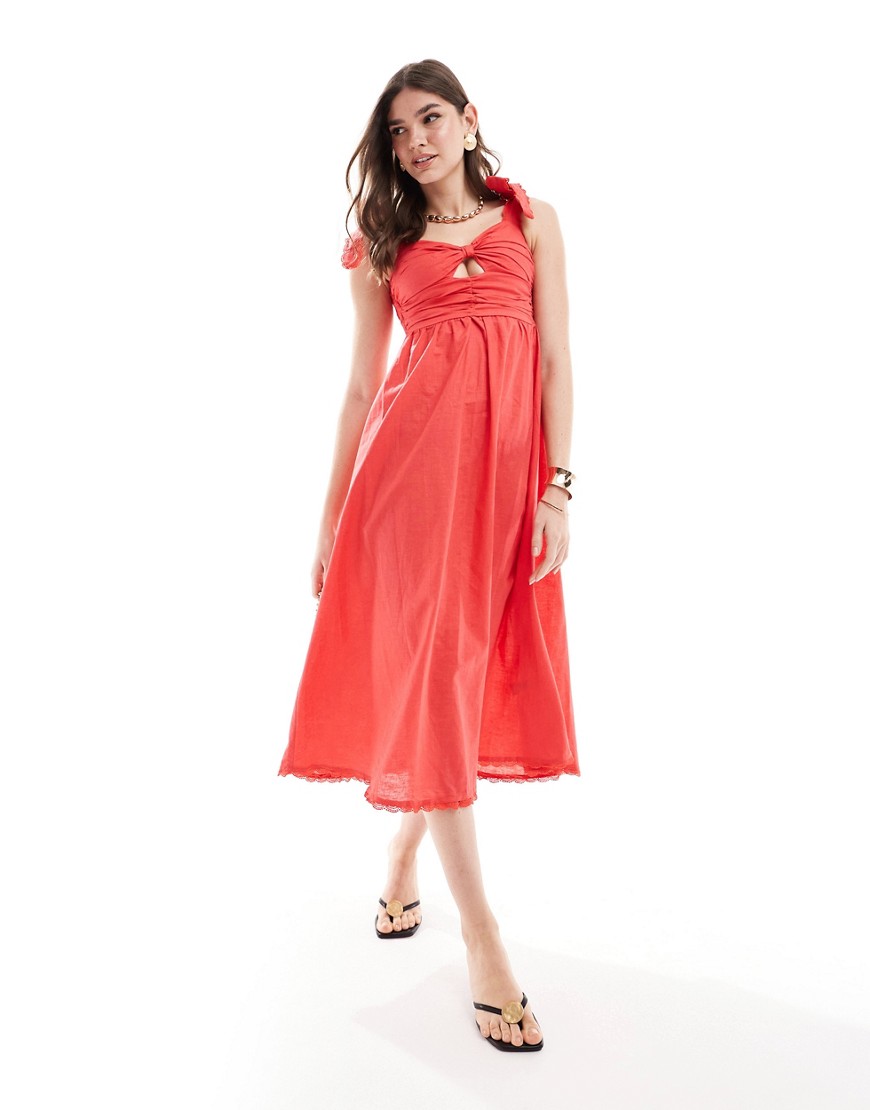 Never Fully Dressed Elspeth maxi dress in red