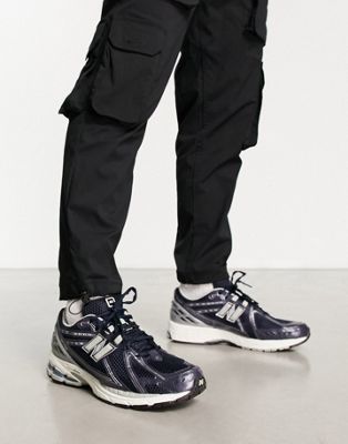 1906 trainers in navy and silver