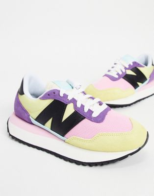 237 trainers in colourblock yellow