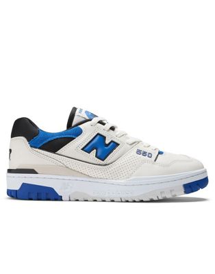 550 trainers in white and blue