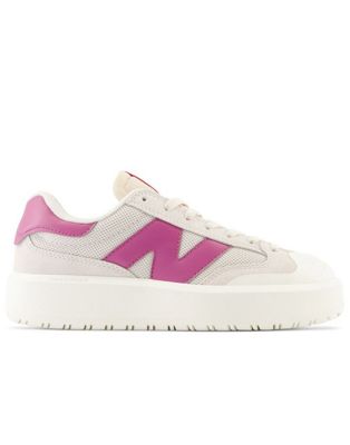 Ct302 trainers in white and pink
