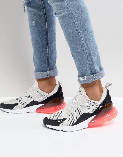 air max 270 grey black red