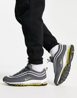 Air Max 97 trainers in iron grey and white