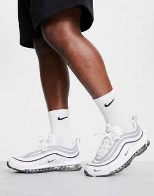 Air Max 97 trainers in white and grey