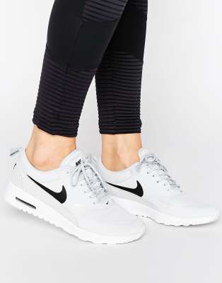 air max thea black grey
