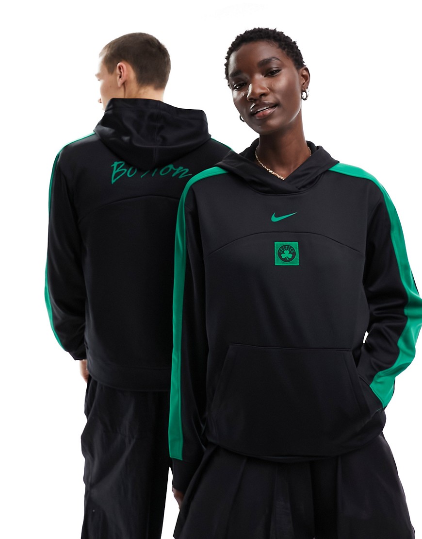 Nike Basketball NBA Boston Celtics unisex starting 5 hoodie in black