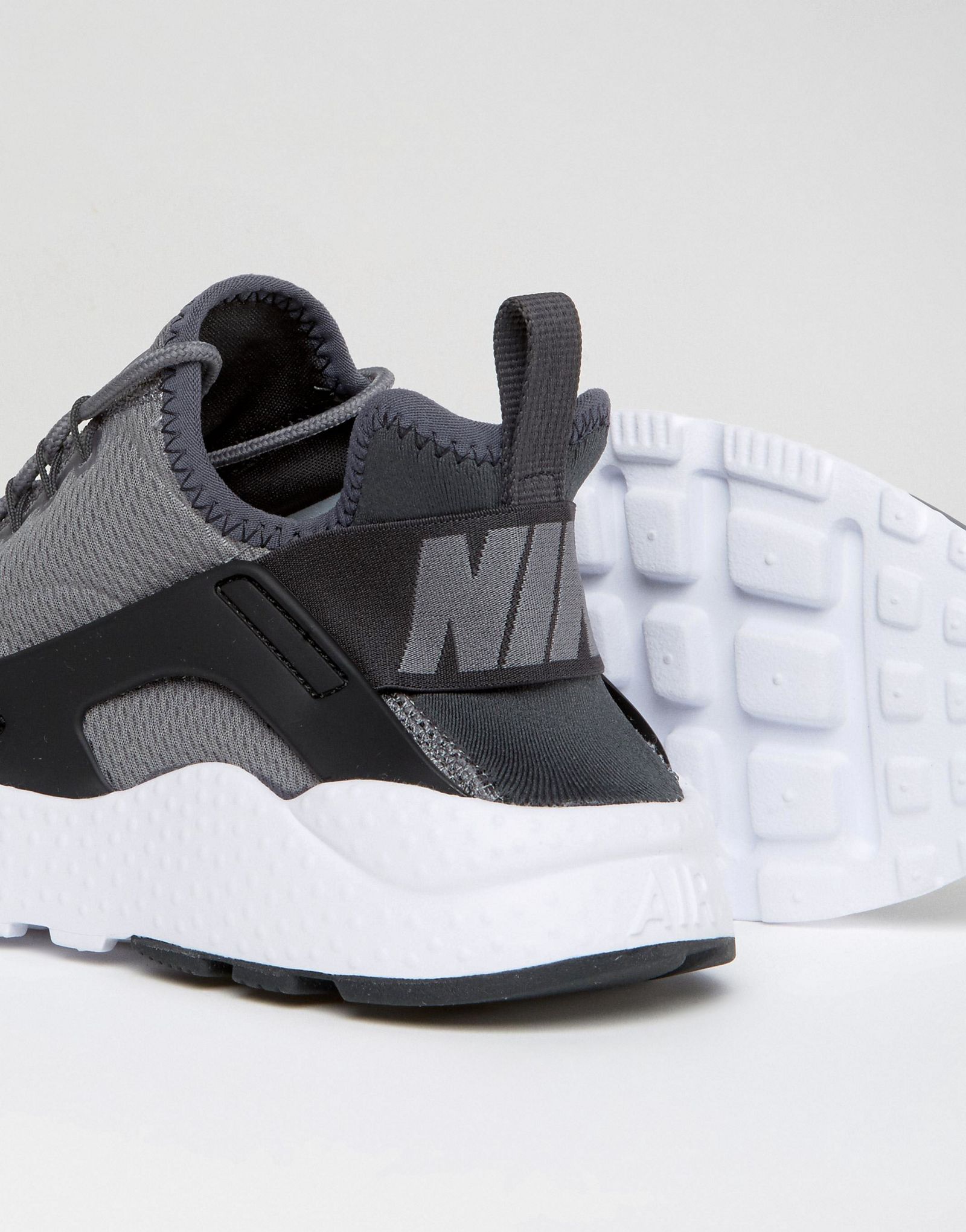 Nike Huarache Run Ultra Sneakers In Grey